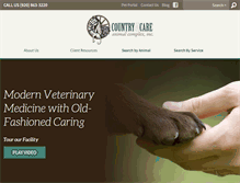 Tablet Screenshot of countrycareac.com